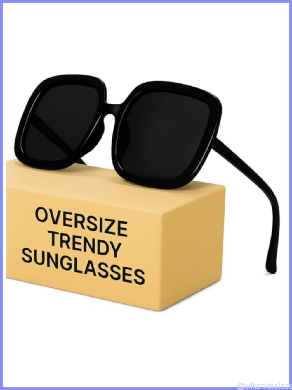 Oversized Polarized Retro Sunglasses Women UV400 Aviator Shades